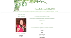 Desktop Screenshot of nancykbrowntherapy.com